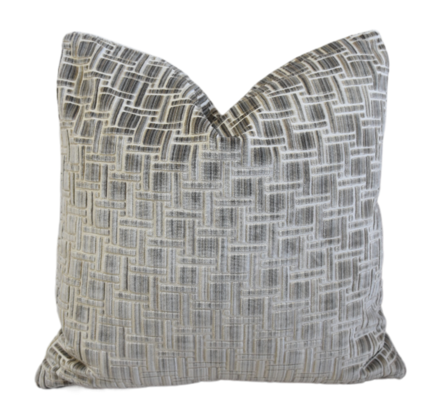 Designer Cut Velvet Modern Pillow Designer Cut Velvet Modern Pillow~P77758994