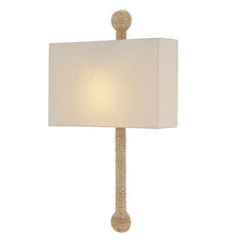 Senegal Rope Wall Sconce, Natural/Beige