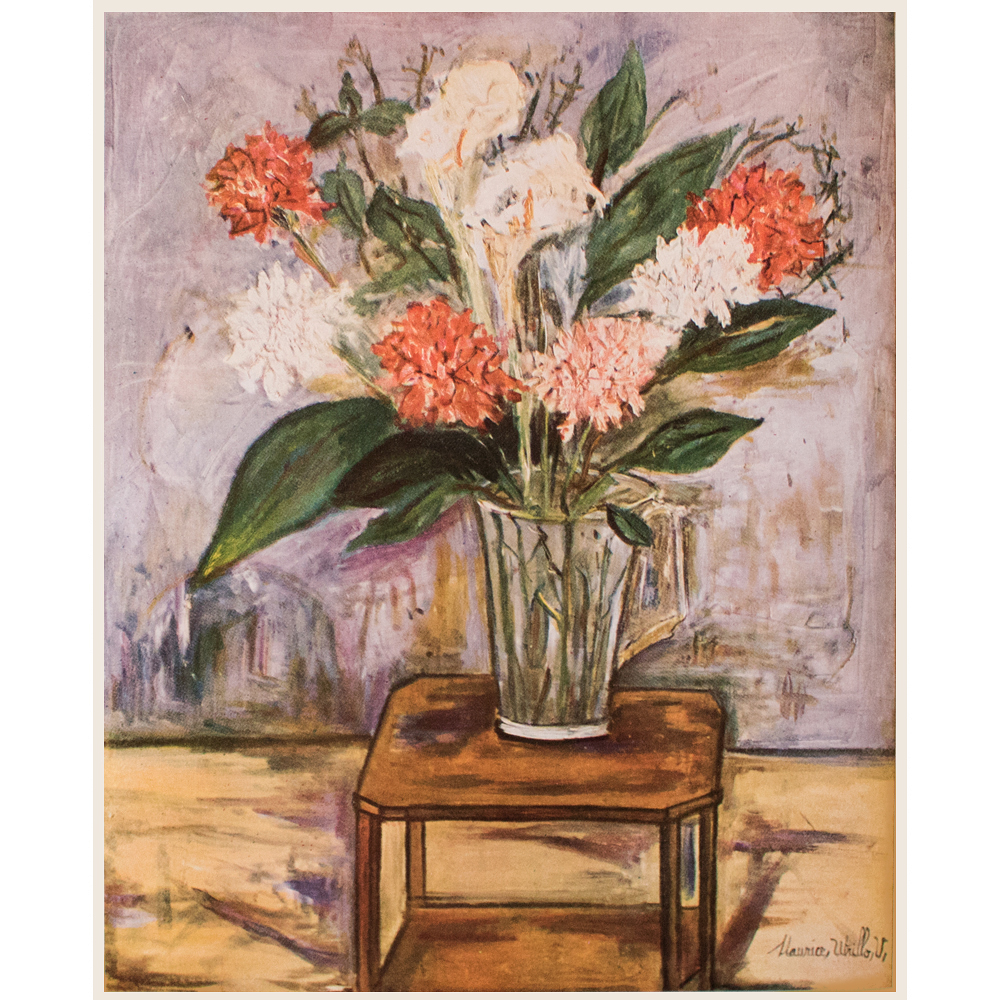 1950s Maurice Utrillo, Flower Still Life~P77509046