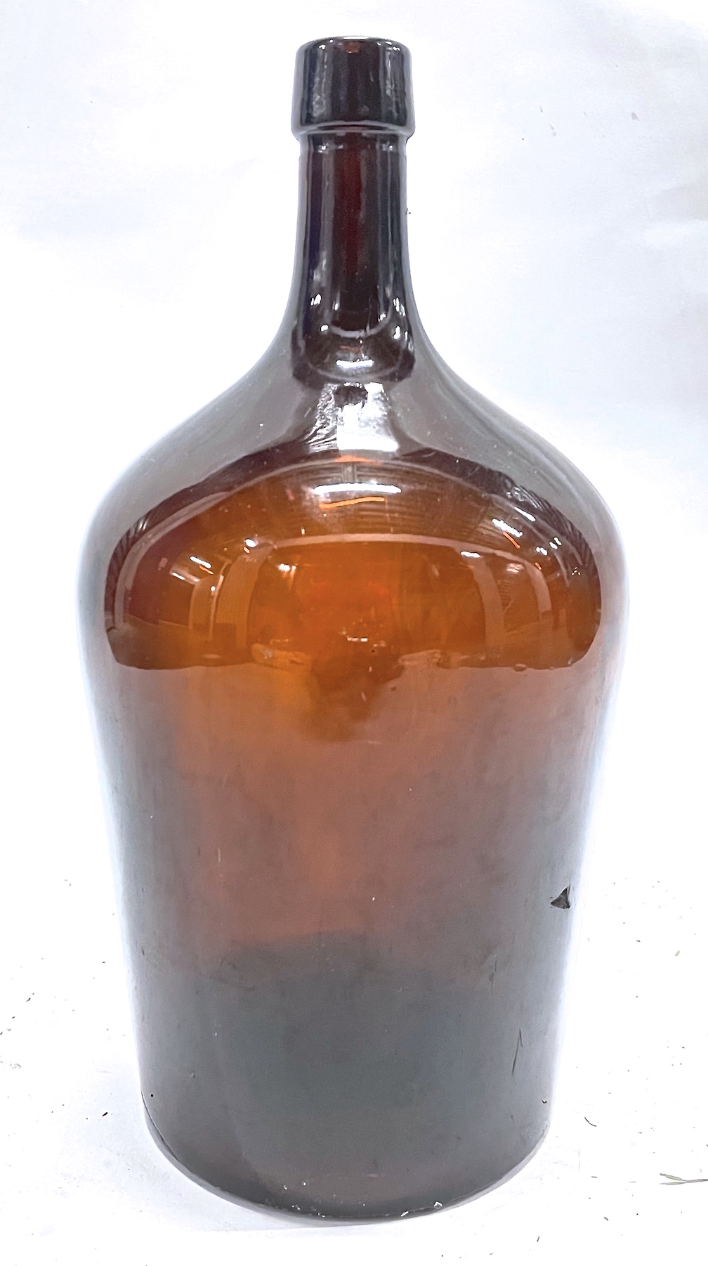 Antique Brown Glass Bottle~P77623440