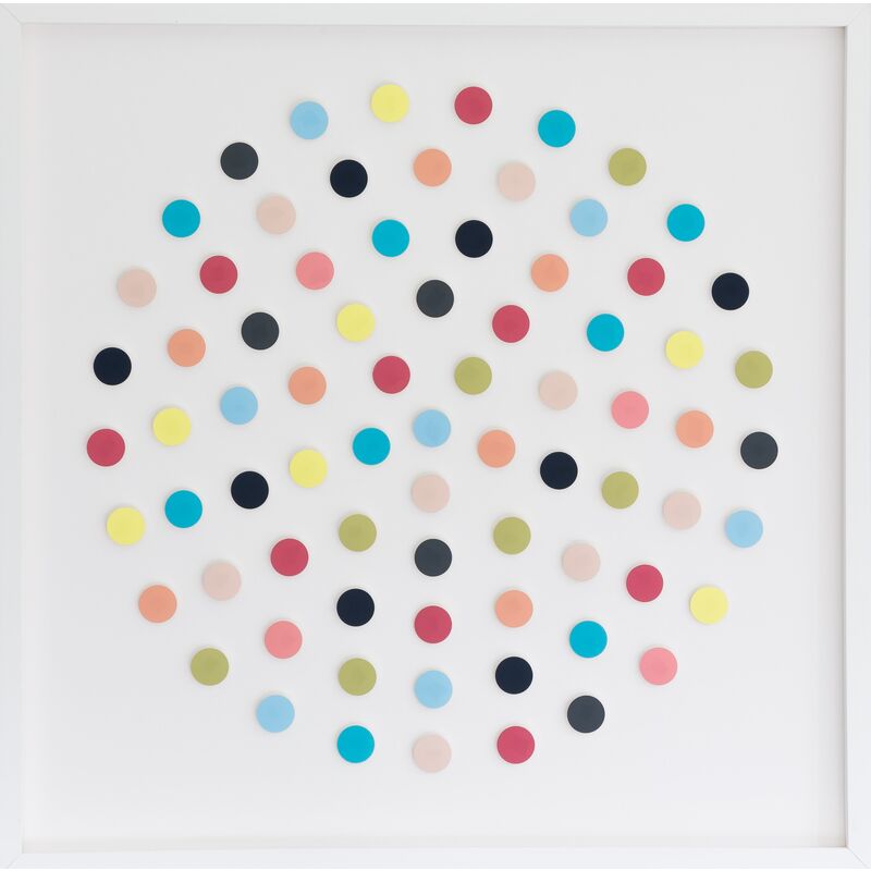 Dawn Wolfe, Pastel Circle Dot Collage