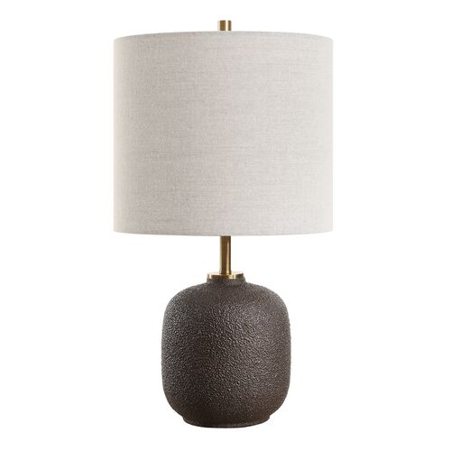 Margaux Ceramic Buffet Lamp, Black
