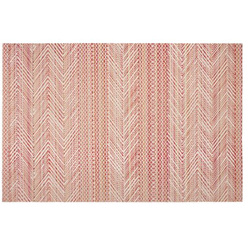 Montage Collection Outdoor Rug, Pink/Multi~P111124625