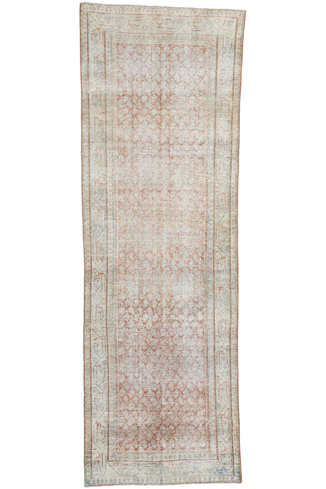 Rustic Persian Mahal Rug, 3'4 x 10'2~P77672165