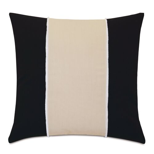 Zuri 20x20 Outdoor Pillow, Sand/Black~P77610109