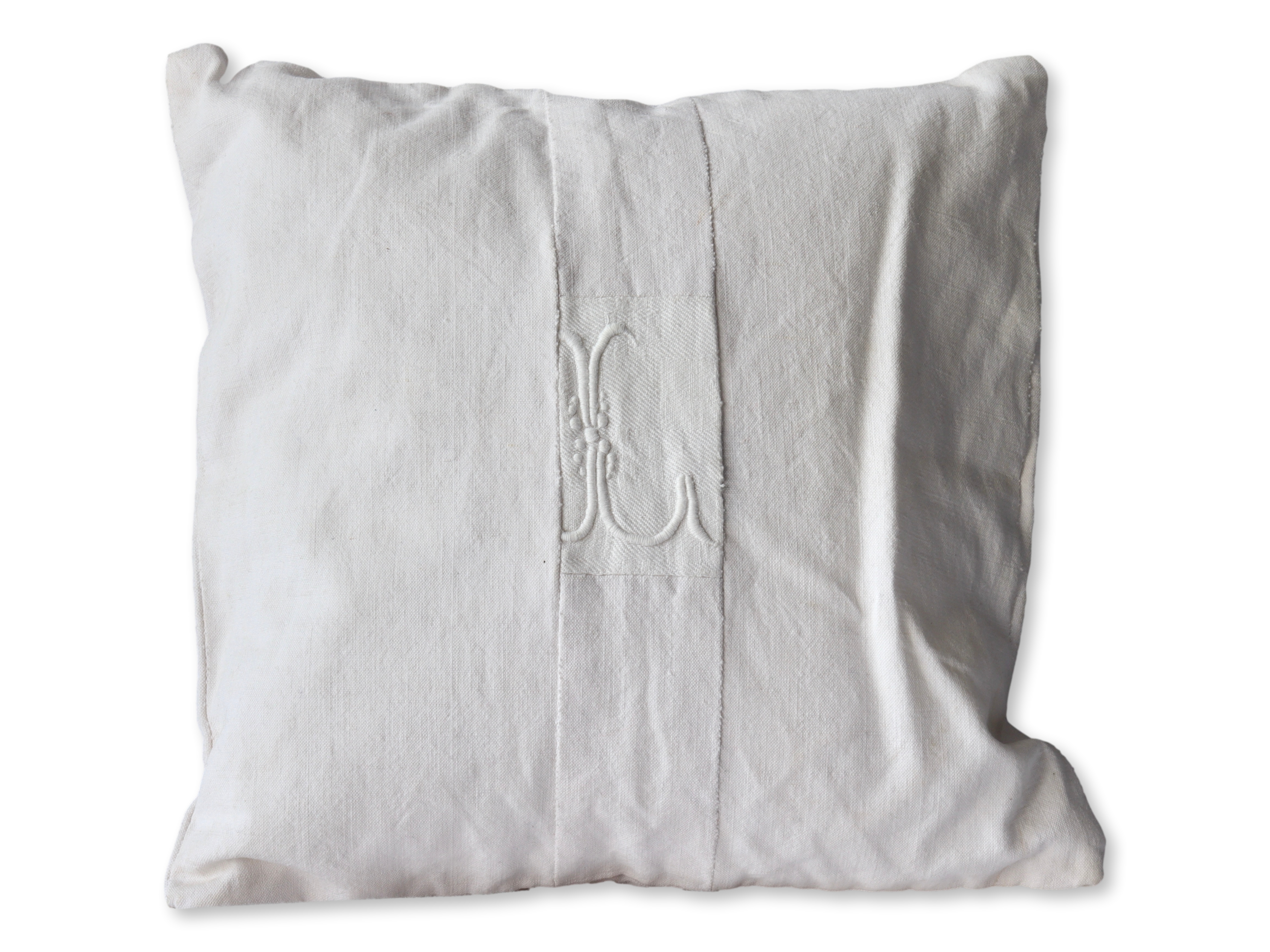 French Linen Petite Baby Pillow "L"~P77699842