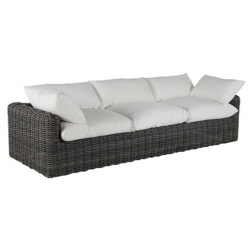 Montecito Outdoor Sofa, Slate Gray~P77578976