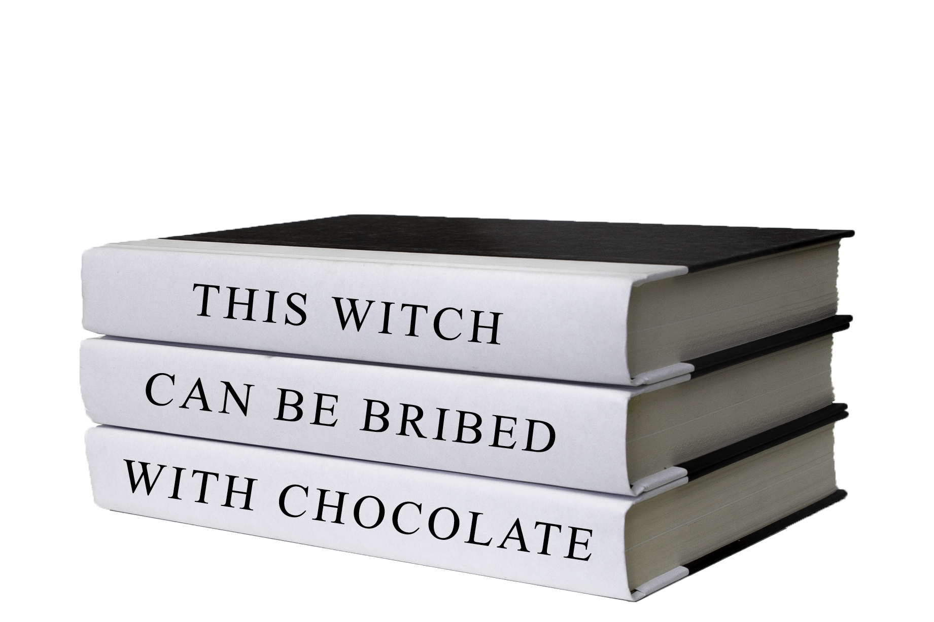 "This Witch" Decorative Quote Book Stack