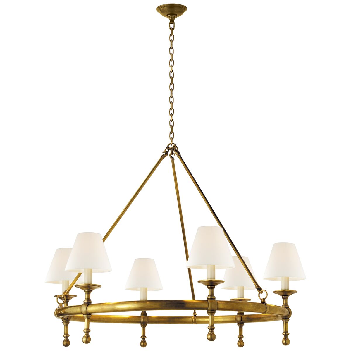 Buy Classic Two-Tier Ring Chandelier By Visual Comfort