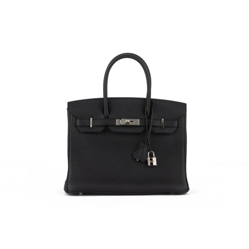 Hermès Birkin 30 Black Togo Palladium~P77731519