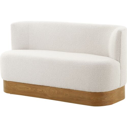 Martina Dining/Accent Bench, Off-White Boucle Performance~P111118813