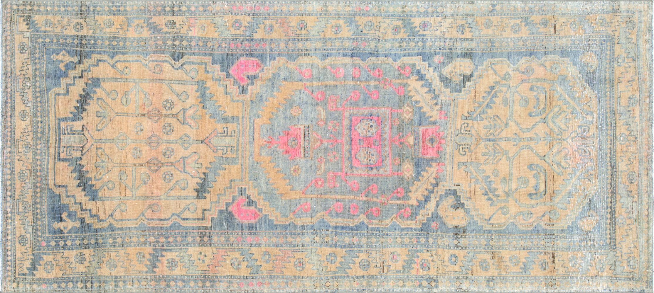 1960s Persian Hamadan Rug -4'4" x9'8"~P77689564