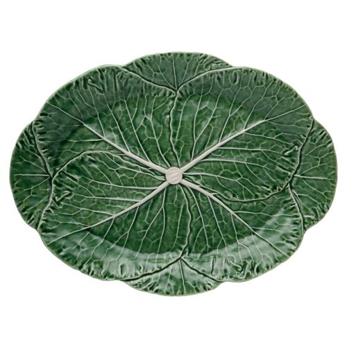 Cabbage Oval Platter, Green~P76964969