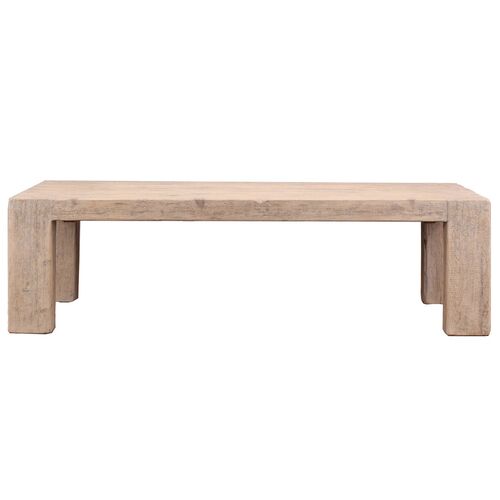 Kaelani Dining Table, Natural Reclaimed Pinewood