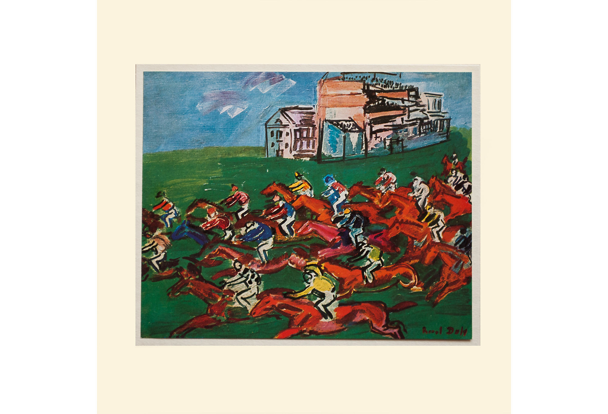 1940s Raoul Dufy, Racing Fields~P77565529