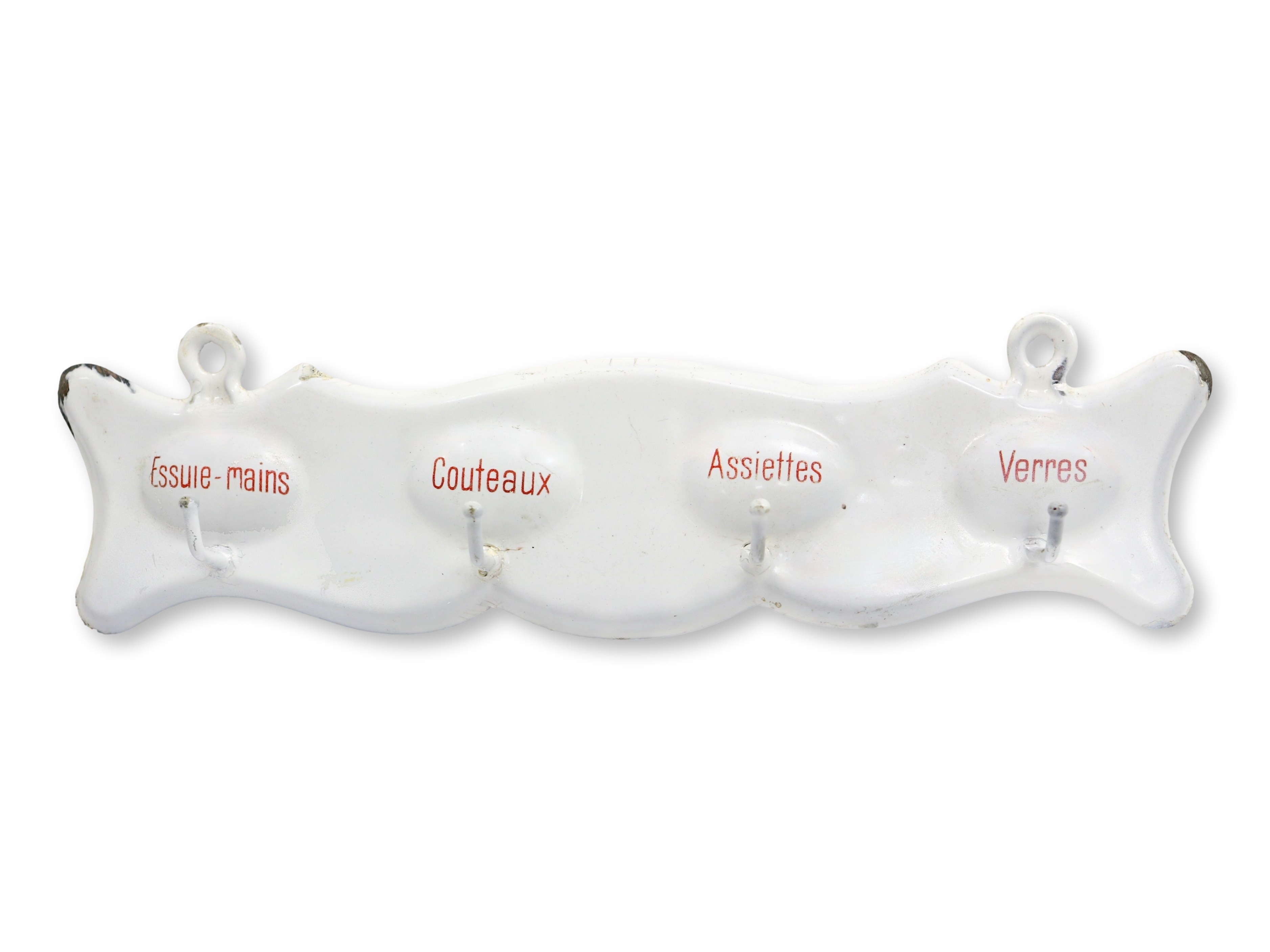 French Enamel Pantry Kitchen Towel Rack~P77592620
