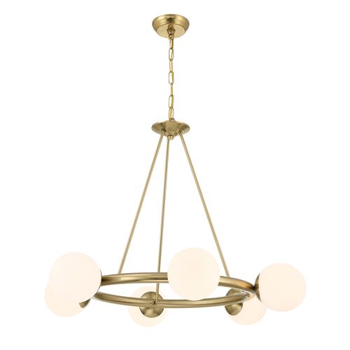 Maverick 6-Light Chandelier, Vibrant Gold