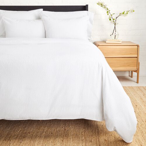 Emily Seersucker Cotton Duvet Set