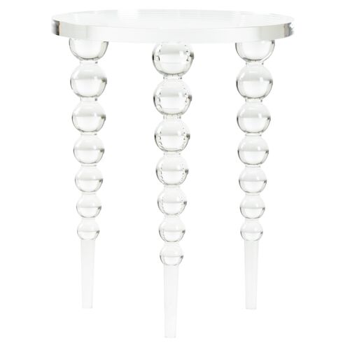Bolla Acrylic Side Table, Clear