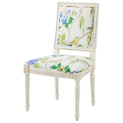 Exeter Side Chair, Lemon Floral~P77660194