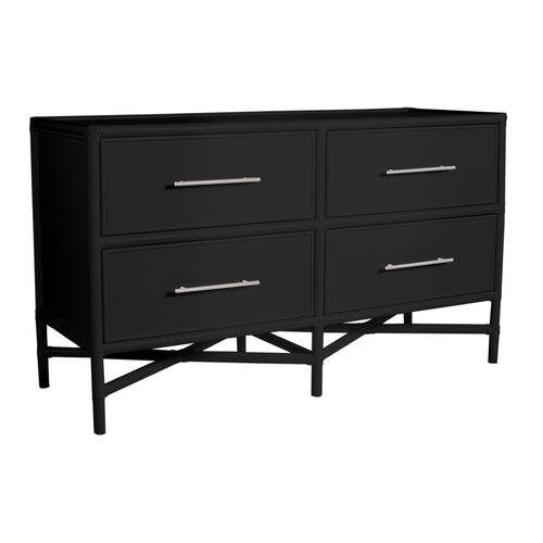 Verona Four-Drawer Dresser, Black~P77622795