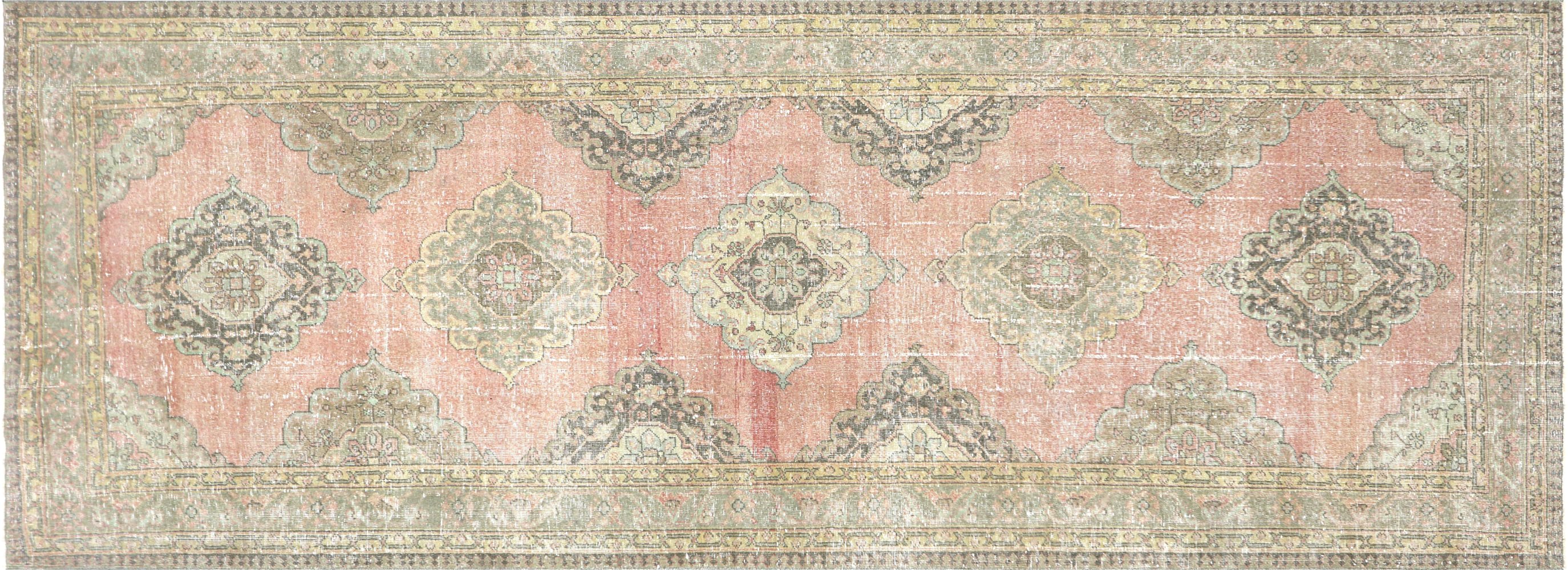 1960s Turkish Oushak Carpet, 4'9"x12'11"~P77575075
