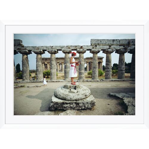 "Laura Hawk in Paestum", Slim Aarons, August 1984 Photograph