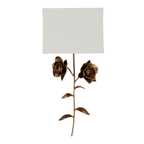 Rosabel Wall Sconce, Antique Brass