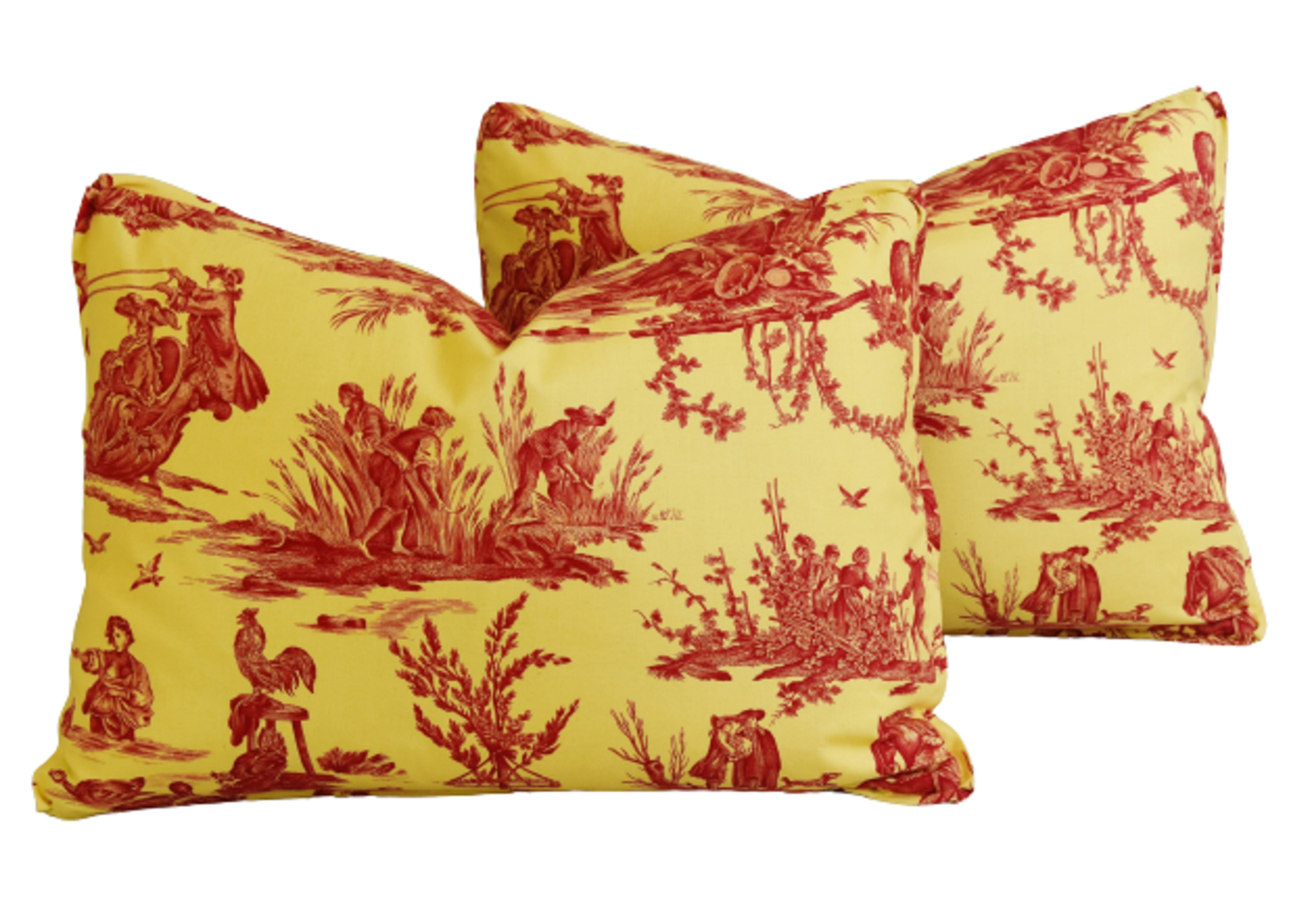Pierre Deux French Toile Pillows, Pair Pierre Deux French Toile Pillows, Pair~P77627297