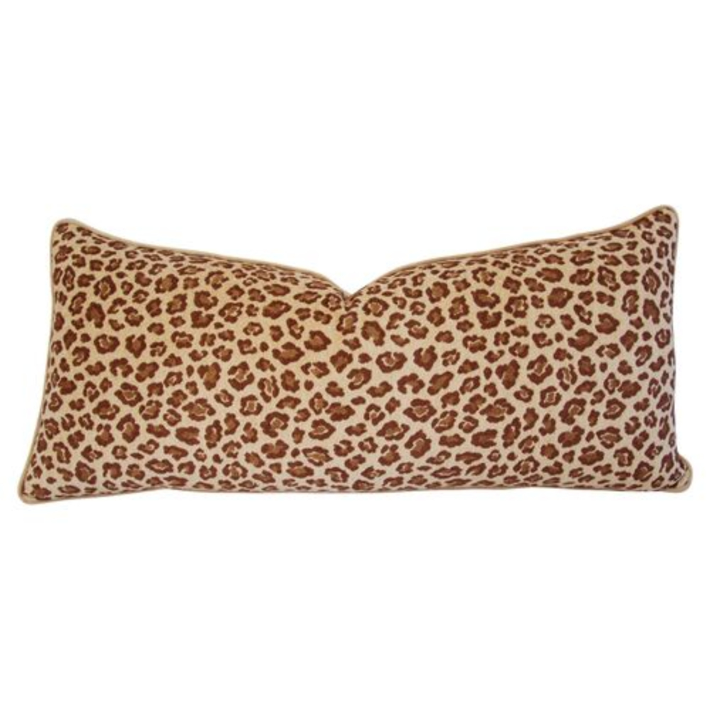 Safari Leopard Velvet Body Pillow~P77694644