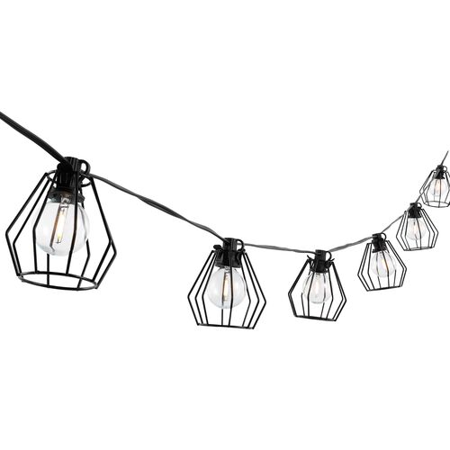 Velanen LED Outdoor String Lights, Black