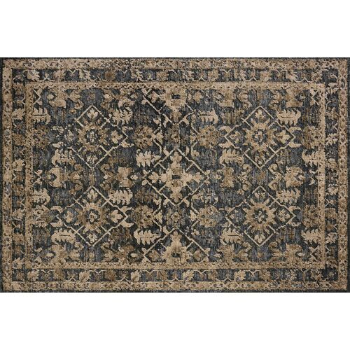 Kallias Rug, Denim/Granite