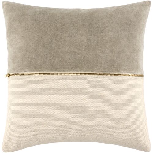 Waylon Cotton Zipper Accent Pillow