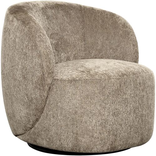 Yarina Accent Swivel Chair, Black