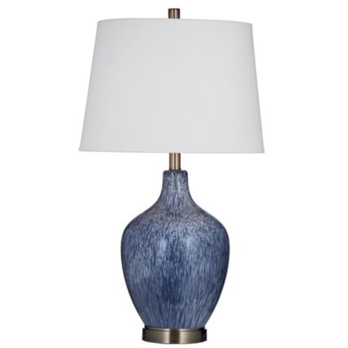 Rowe Table Lamp, Blue