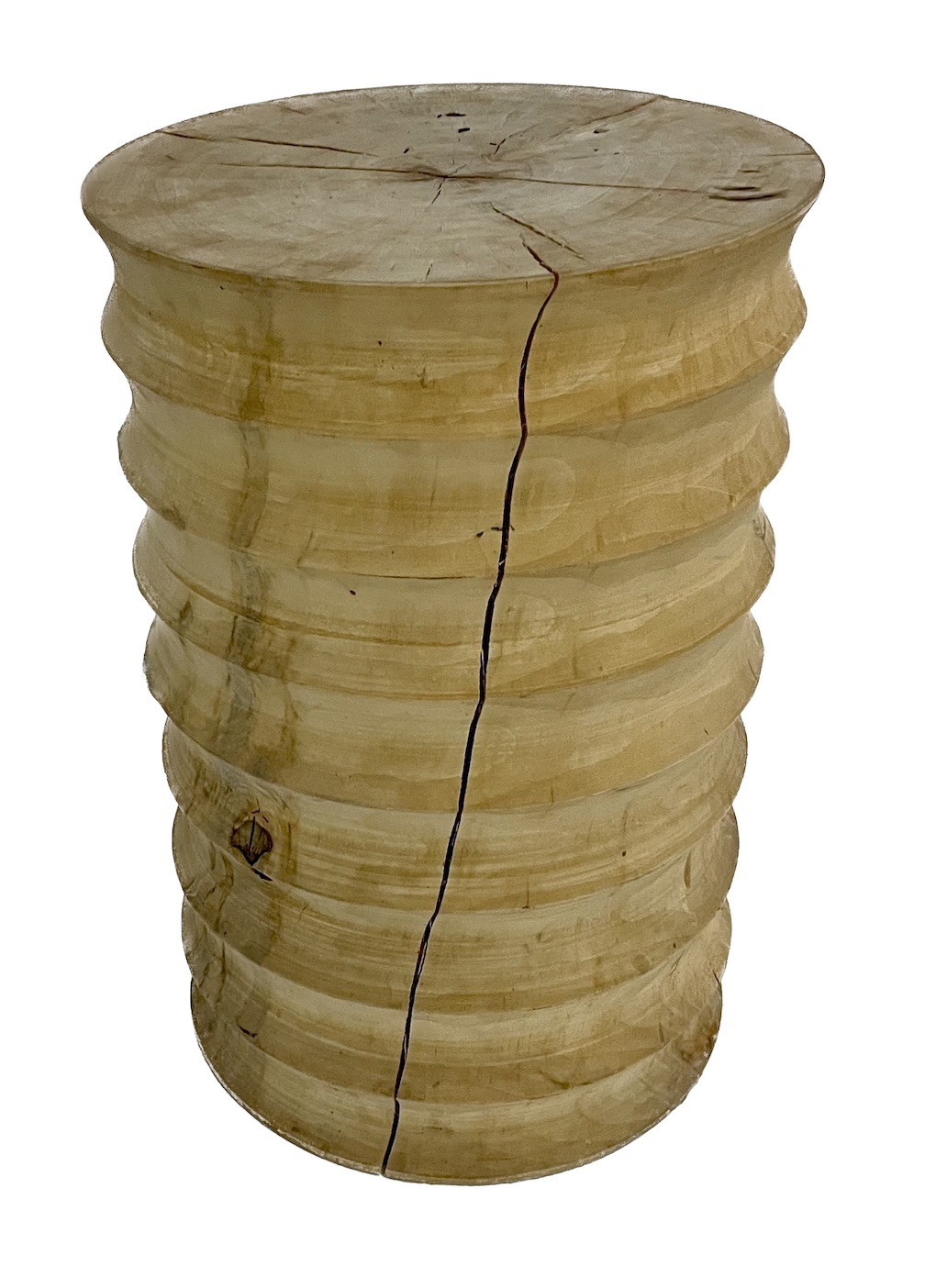 Fluted Spool Style Style Side Table~P77681982