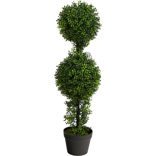 34" Faux Boxwood Tree~P111113104