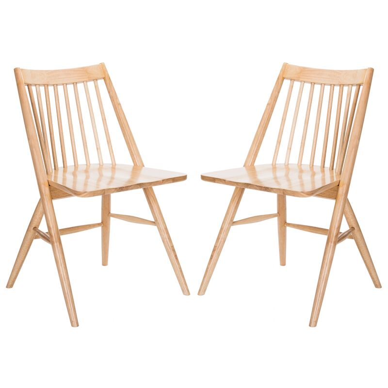S/2 Bledsoe Side Chairs, Natural