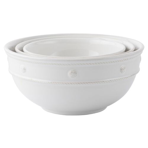 S/3 Nesting Serving Bowls, White~P77431155