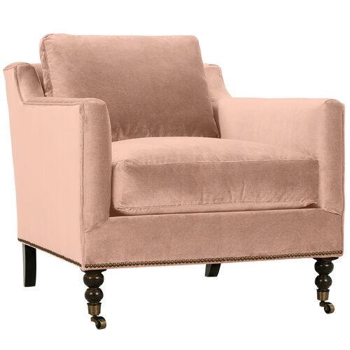 Margot Velvet Accent Chair