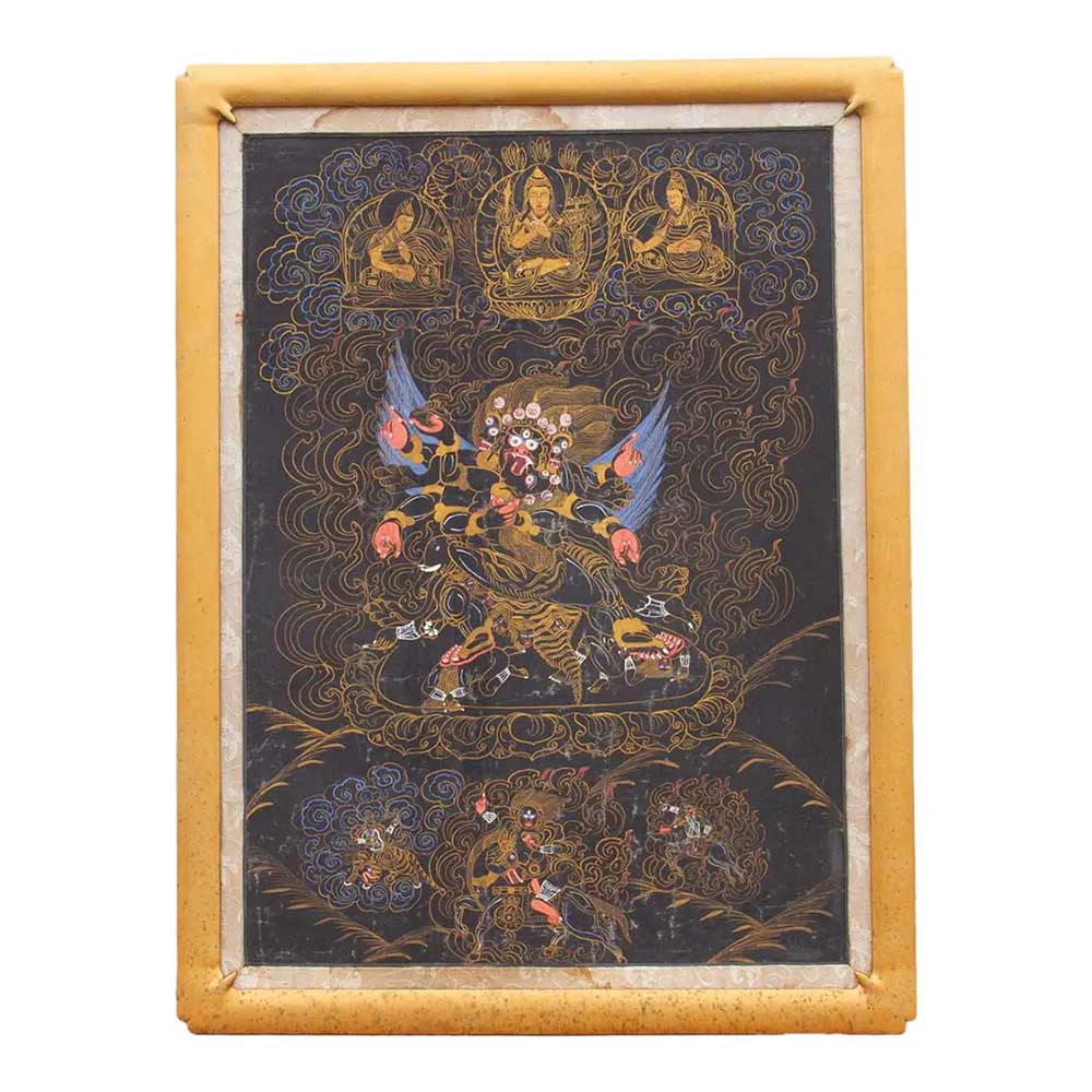 Framed Tibetan Buddhist Thang Ka~P77717986