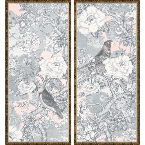 Fantasy Panels II, Grey & Pink