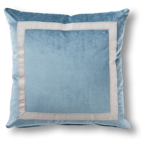 Berkley 22x22 Pillow, Wedgewood Velvet~P77417410