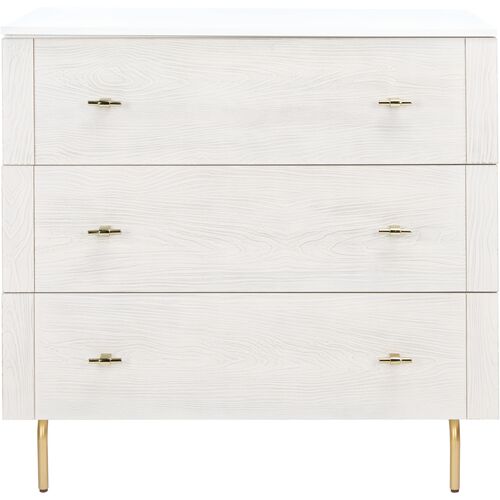 June 3-Drawer Dresser, White/White Washe~P77648187