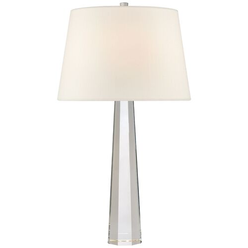 Octagonal Spire Medium Table Lamp, Crystal Octagonal Spire Medium Table Lamp, Crystal