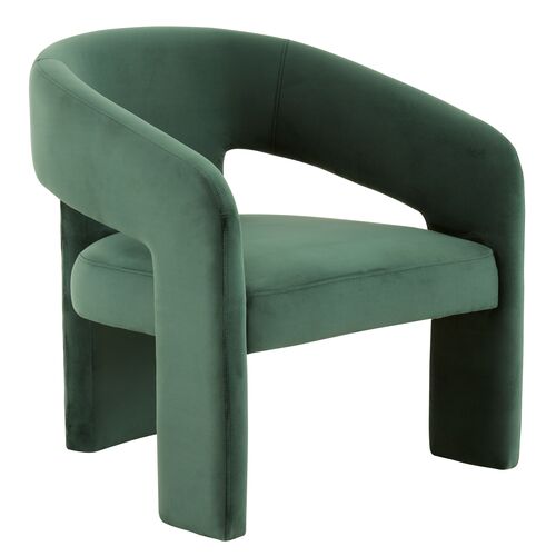 Nymeris Performance Velvet Accent Chair