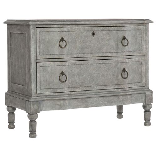 Boheme Verbena 2-Drawer Bachelors Chest, Gray