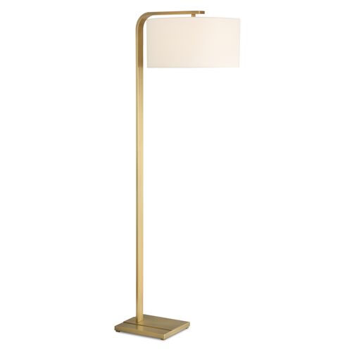 Renzo Floor Lamp, Brass/Gold