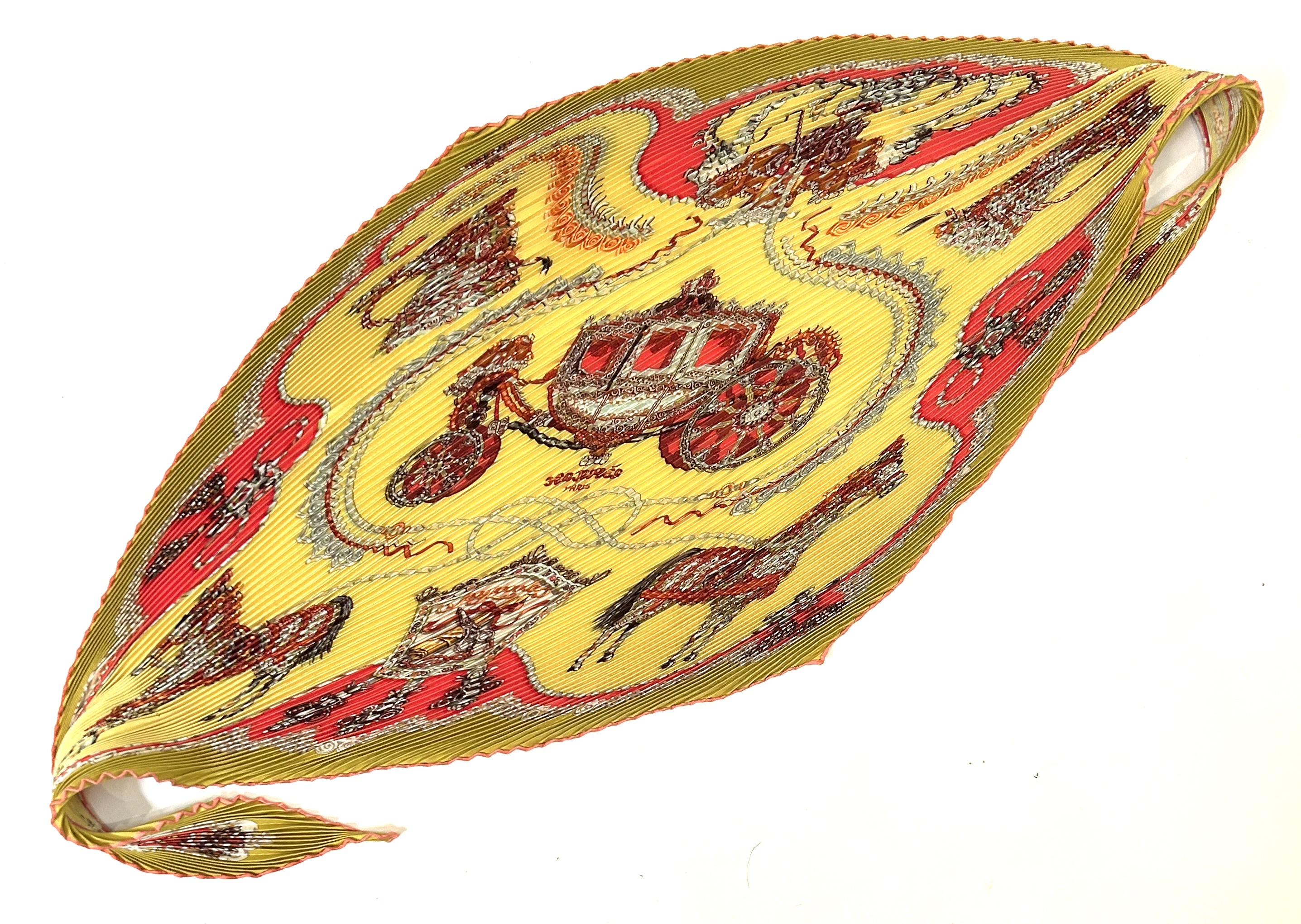 Hermes Paperoles Pleated Scarf in Box~P77694237