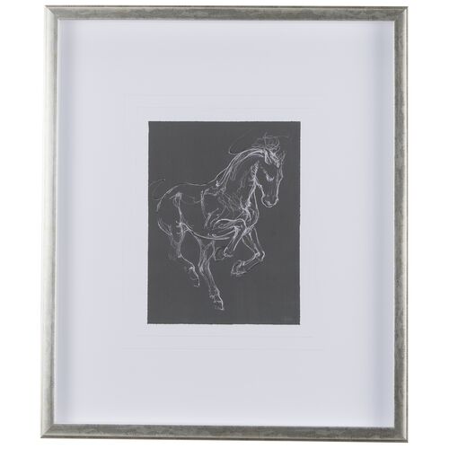 Horse III 21.5" x 25.5" Framed Painting Horse III 21.5" x 25.5" Framed Painting
